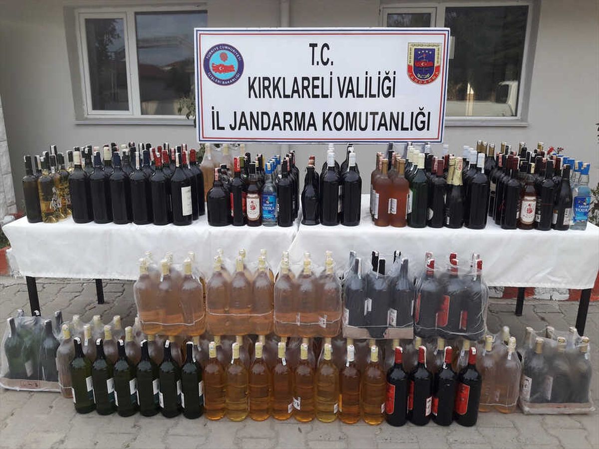 Kırklareli\'nde Kaçak İçki Operasyonu