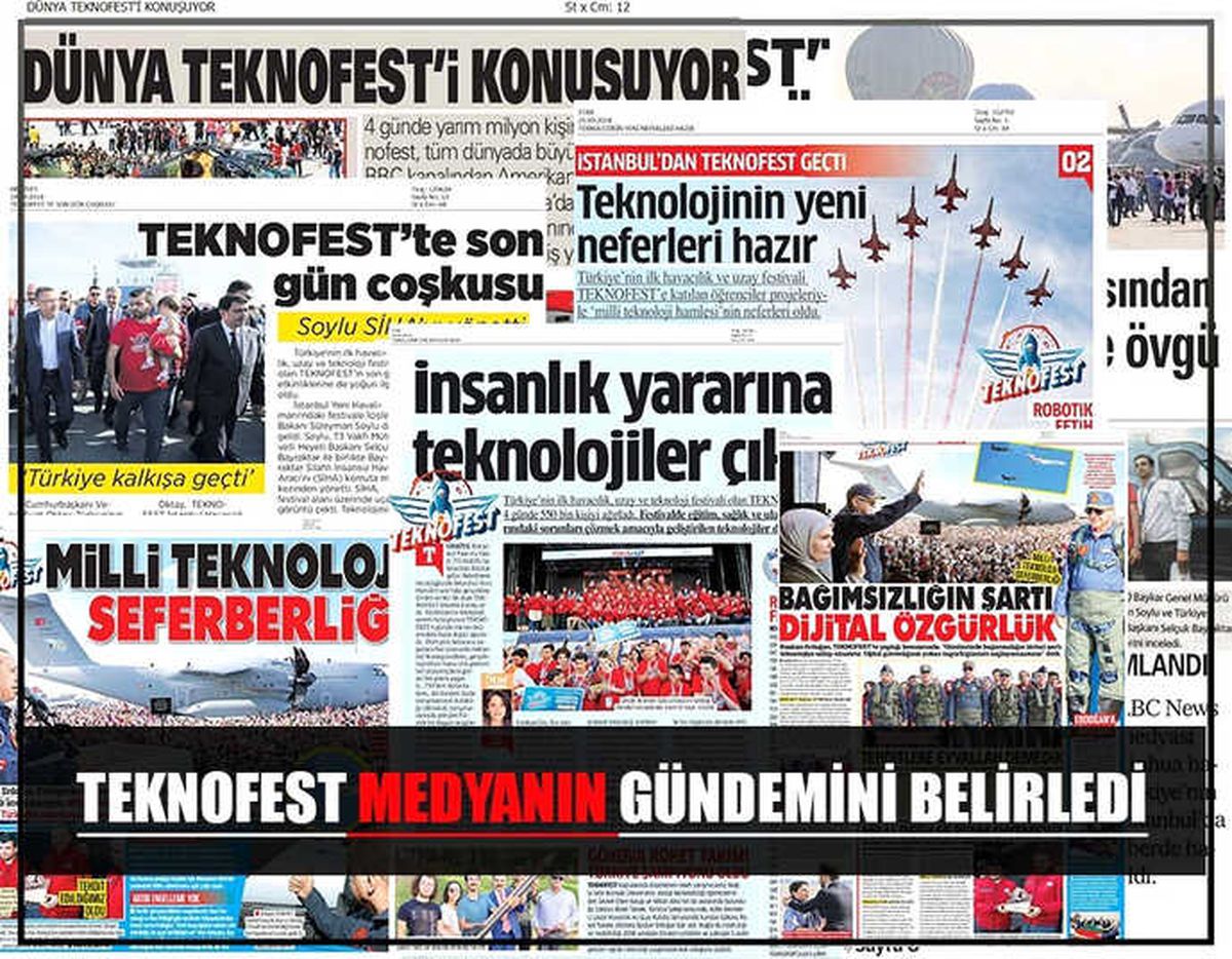 Teknofest Medyanın Gündemini Belirledi