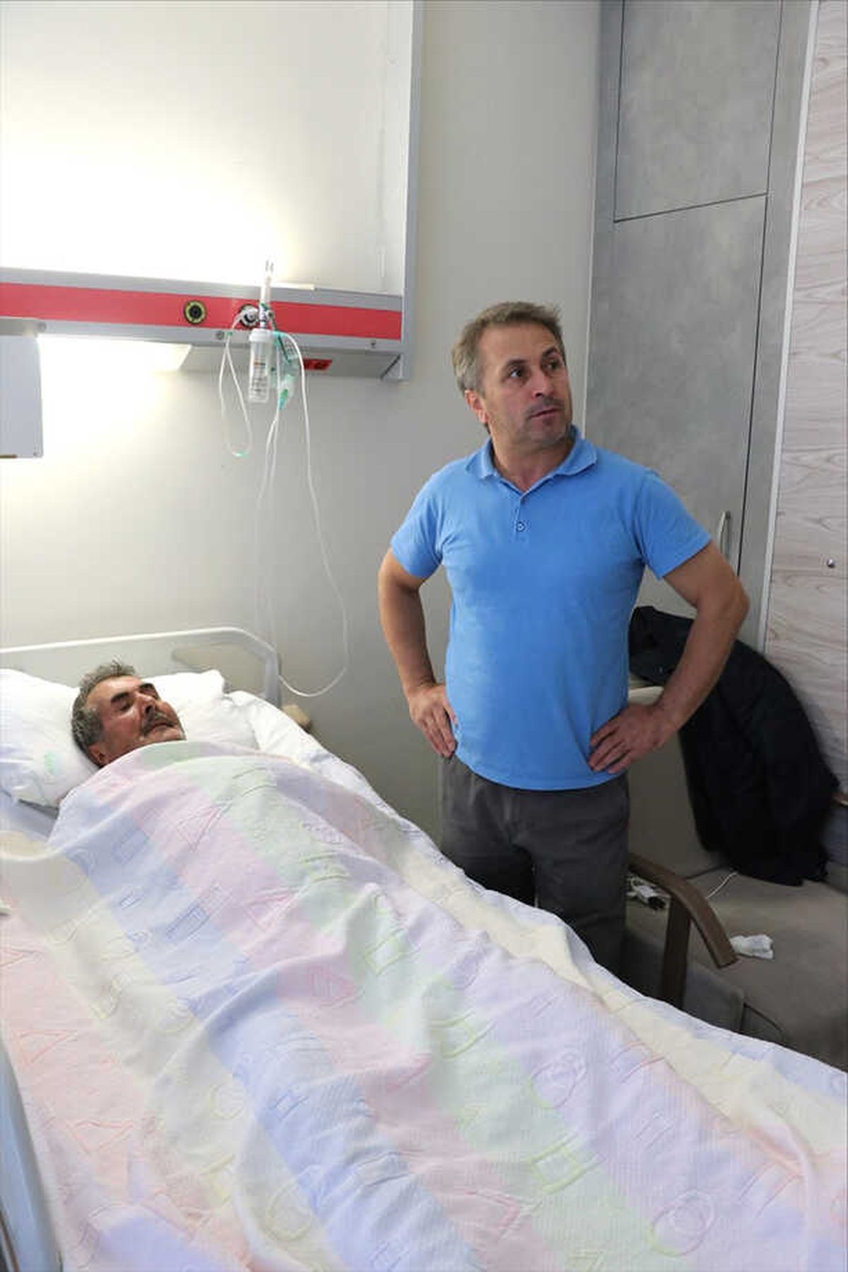 Traktörüyle Düştüğü Çukurdan Kurtarılan Adamın Sağlık Durumu