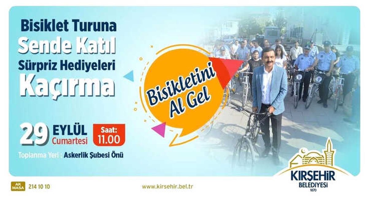 Kırşehir\'de Bisiklet Kullanımı Yaygınlaştıracak