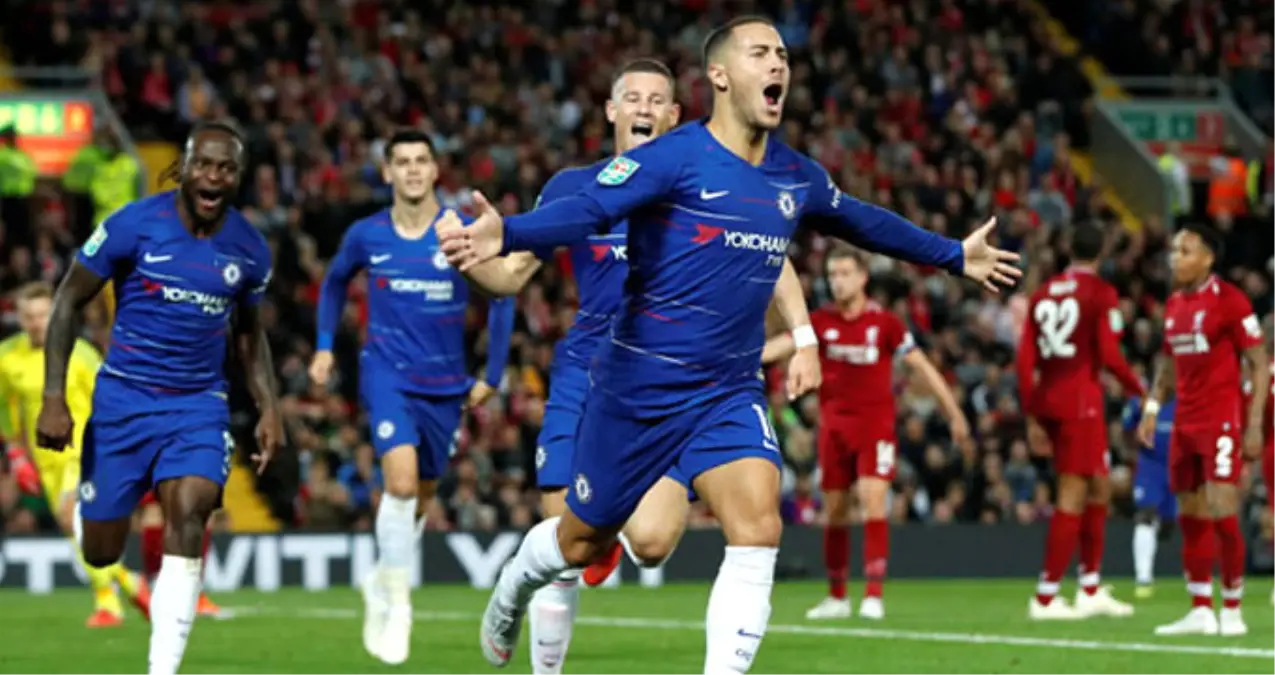 Chelsea, Liverpool\'u 2-1\'le Geçerek Lig Kupasında Tur Atladı