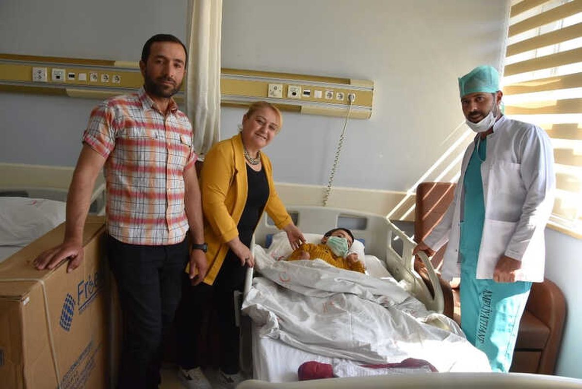 Minik Yusuf Tekerlekli Sandalyeye Kavuştu
