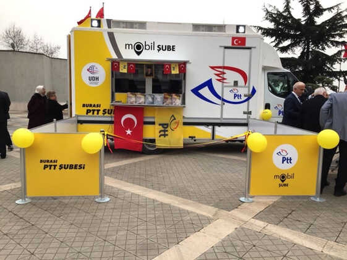 PTT Mobil Şube Fuar Alanında Hizmet Verecek