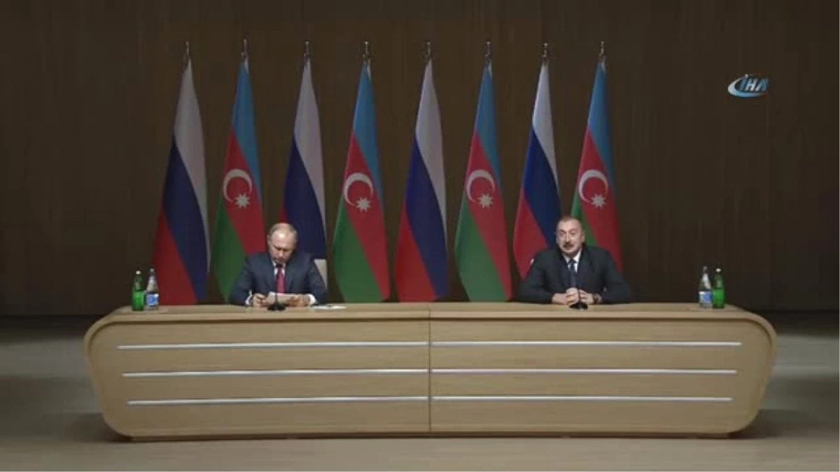 Putin \'9. Azerbaycan-Rusya Bölgesel Forumu\'na Katıldı- Putin, Azerbaycan\'da Aliyev ile Bir Araya...