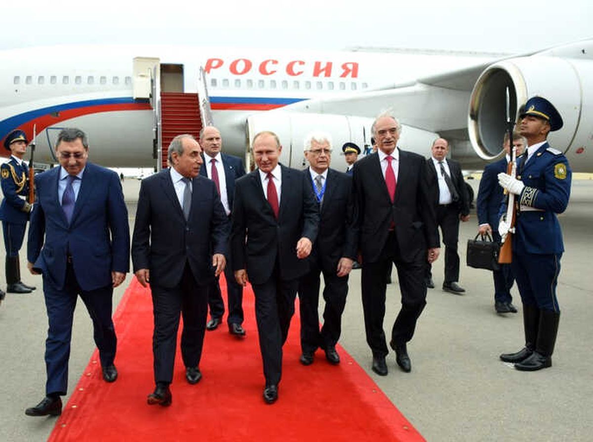 Rusya Devlet Başkanı Putin Azerbaycan\'da