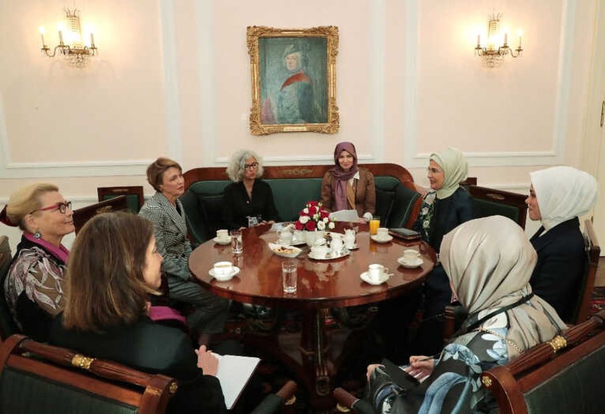 Emine Erdoğan, Almanya First Lady\'si ile Görüştü