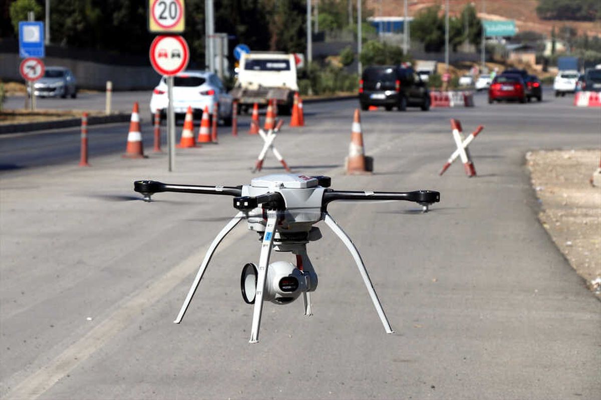 Hatay\'da "Drone" Destekli Trafik Denetimi