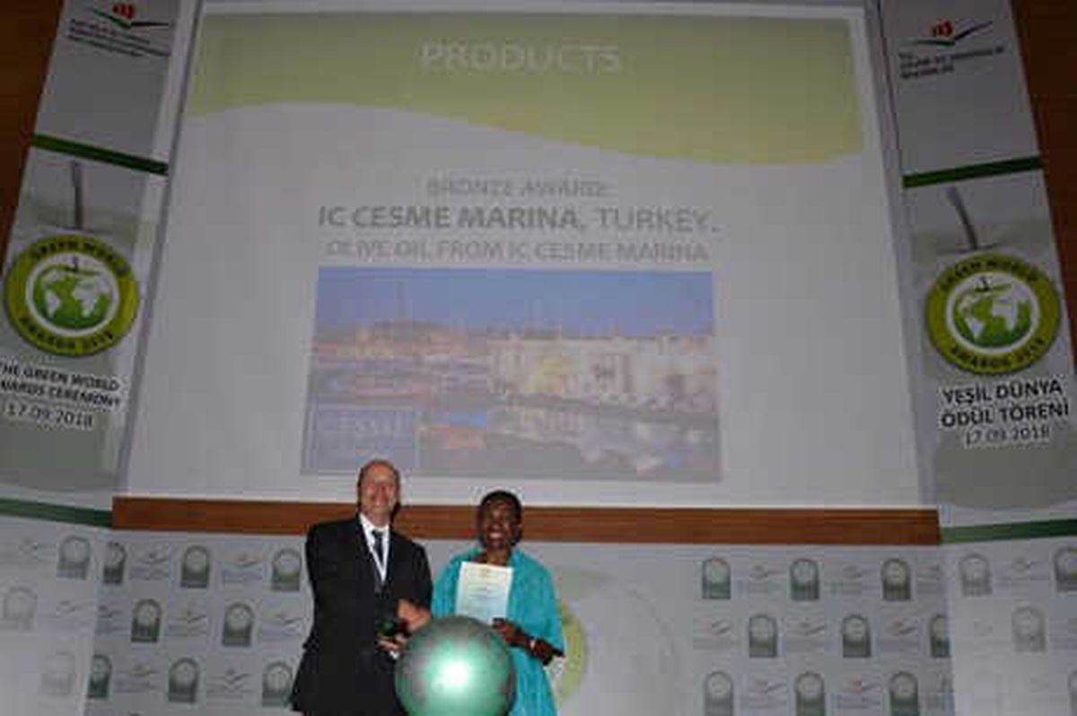 Ic Çeşme Marina\'ya "Yeşil Dünya 2018" Ödülü