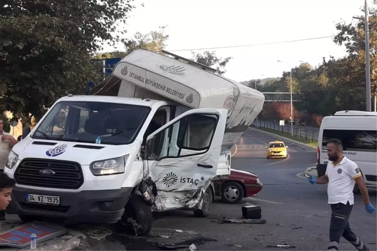 İstanbul\'da Beton Pompası Dehşeti Kamerada