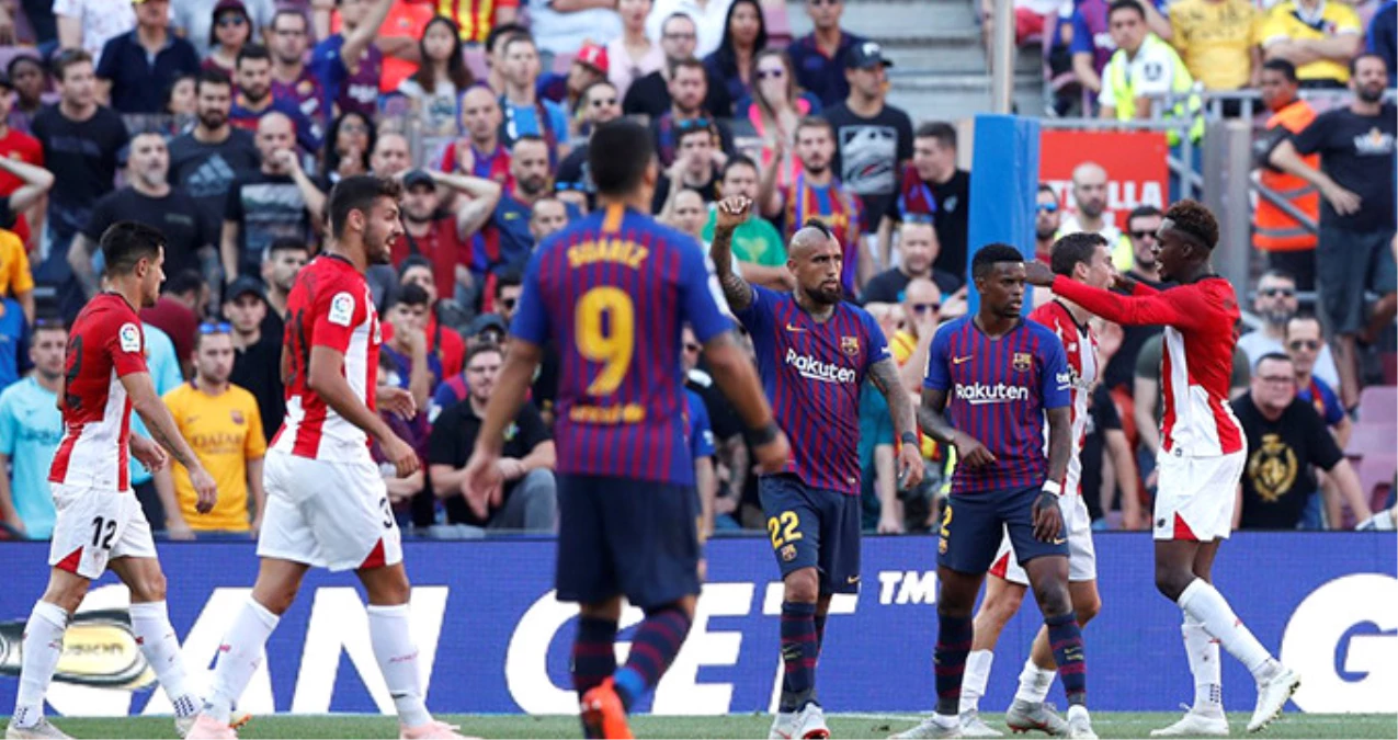 Athletic Bilbao ile 1-1 Berabere Kalan Barcelona Galibiyeti Unuttu