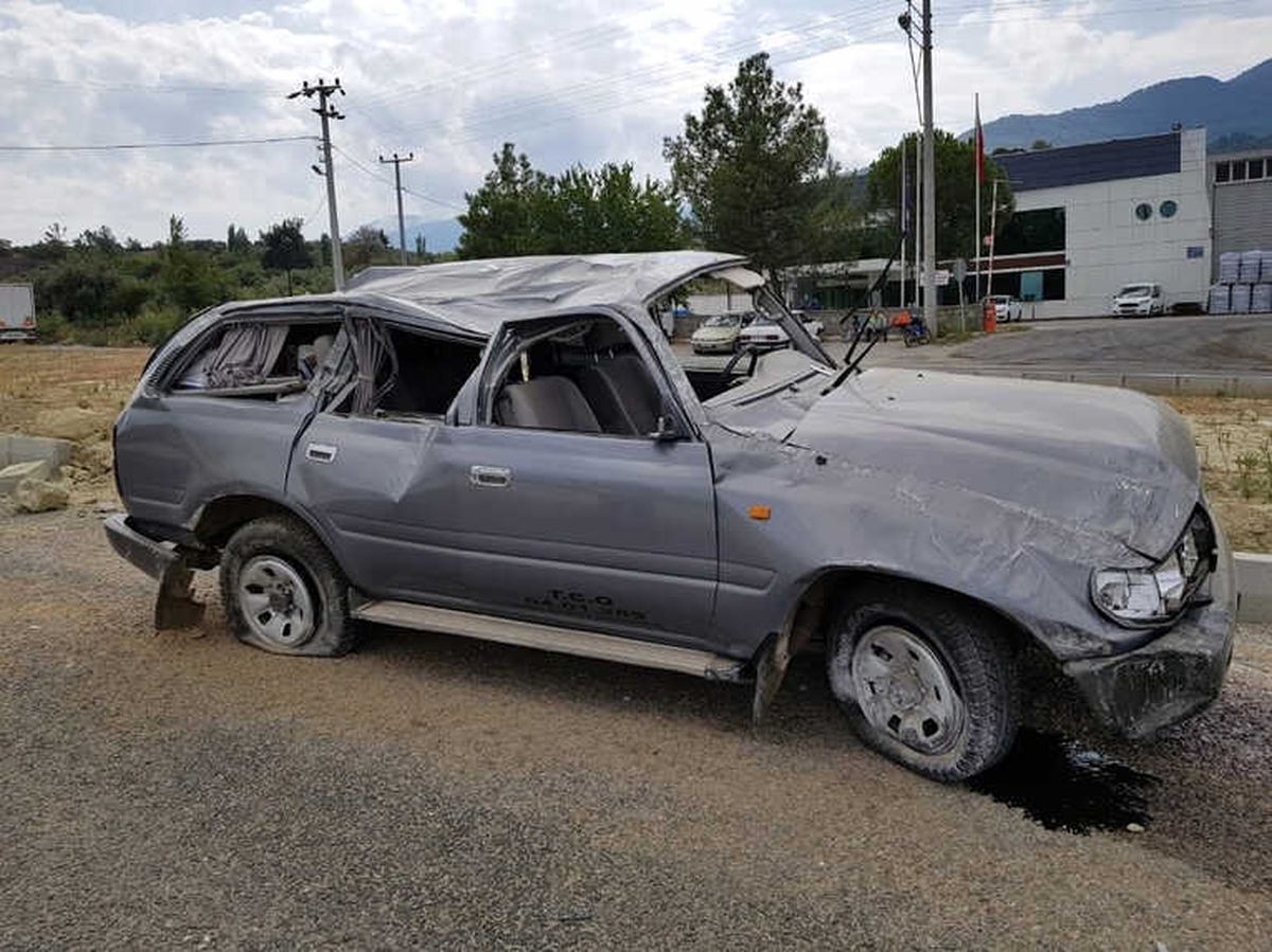 Orman İşletme Müdürü ve Şoförü Ölümden Döndü