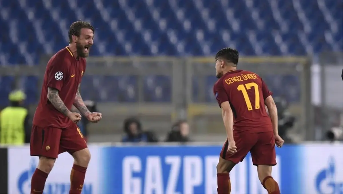 Totti ile De Rossi Arasında Dikkat Çeken Cengiz Ünder Diyaloğu