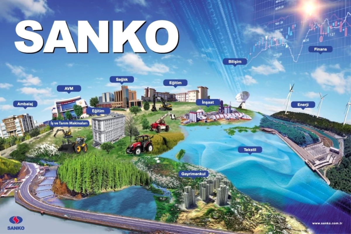 Anadolu\'nun En Büyük 500 Şirketi Araştırmasına Sanko Damgası