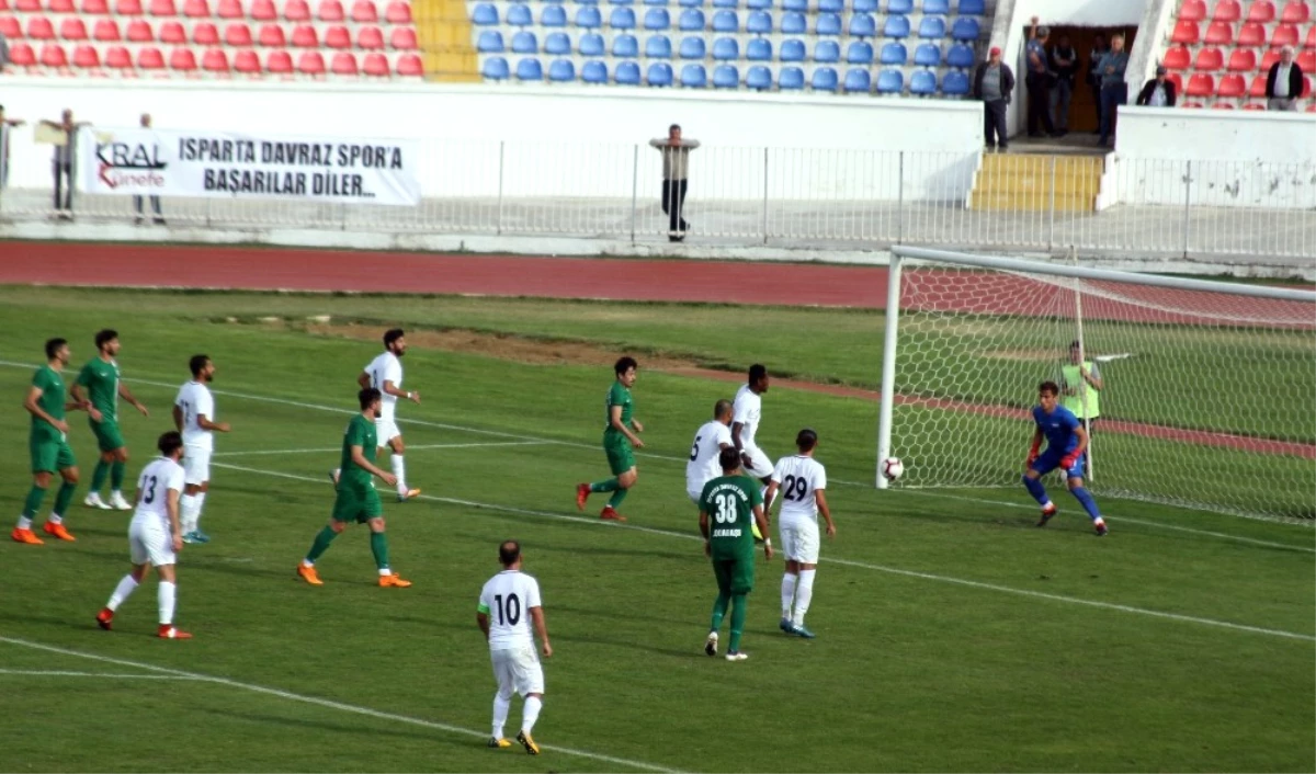 Bölgesel Amatör Lig: Isparta Davrazspor: 1 - Konyaaltı Belediyespor: 1