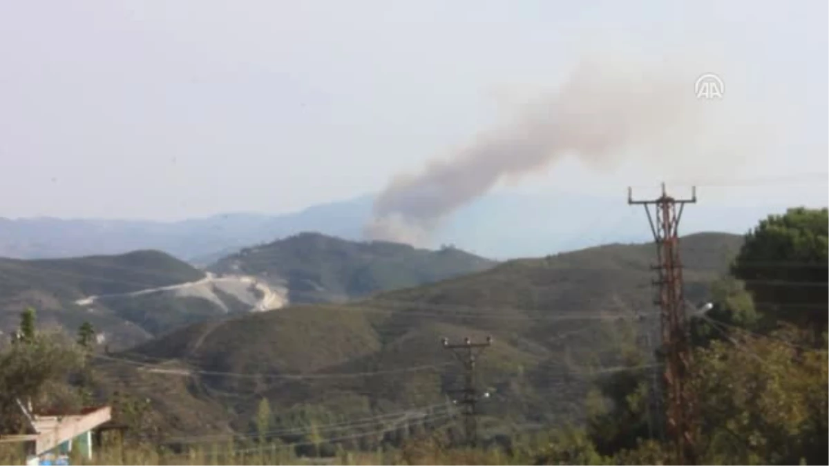 Suriye Sınırında Orman Yangını