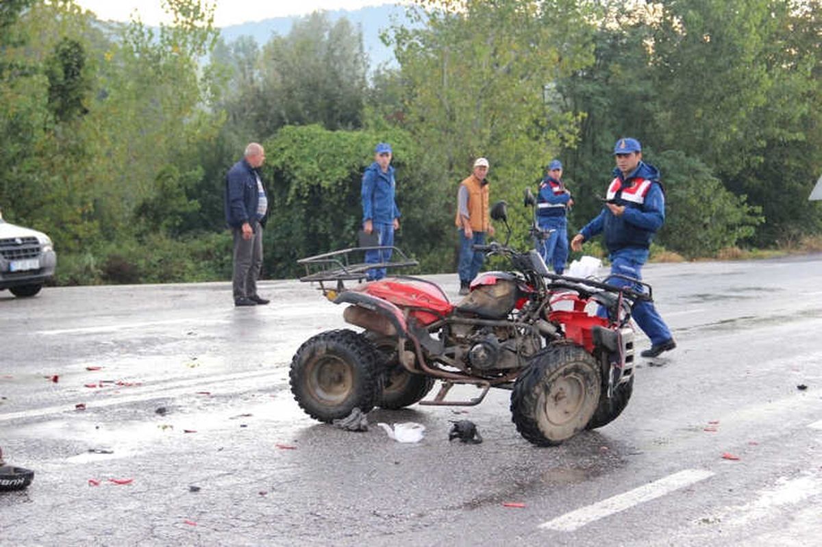 Çan\'da Trafik Kazası: 2 Yaralı