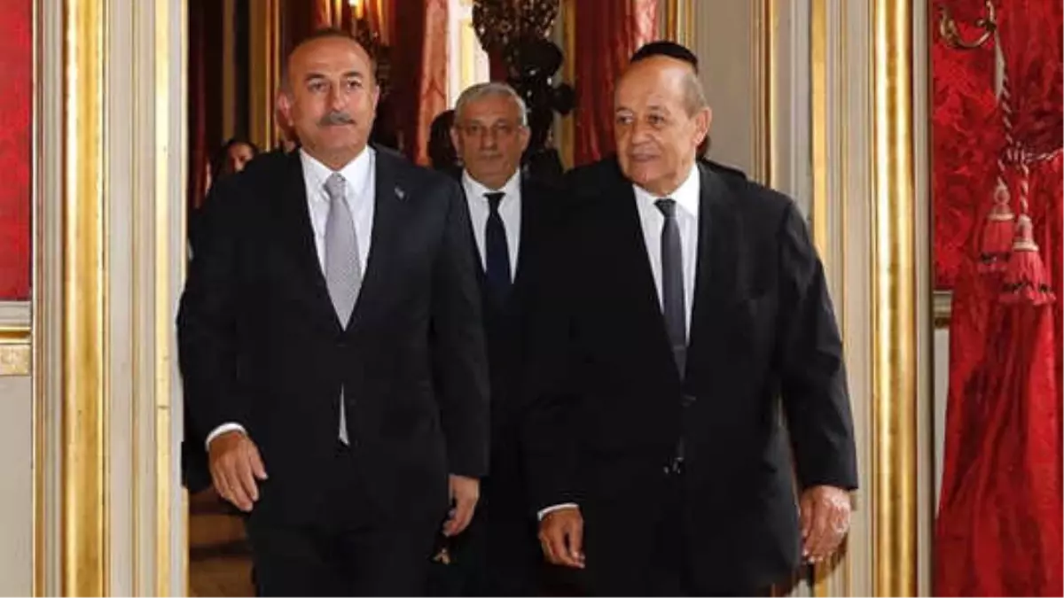 Fransa\'dan \'Çavuşoğlu-Le Drian Görüşmesi\' Açıklaması