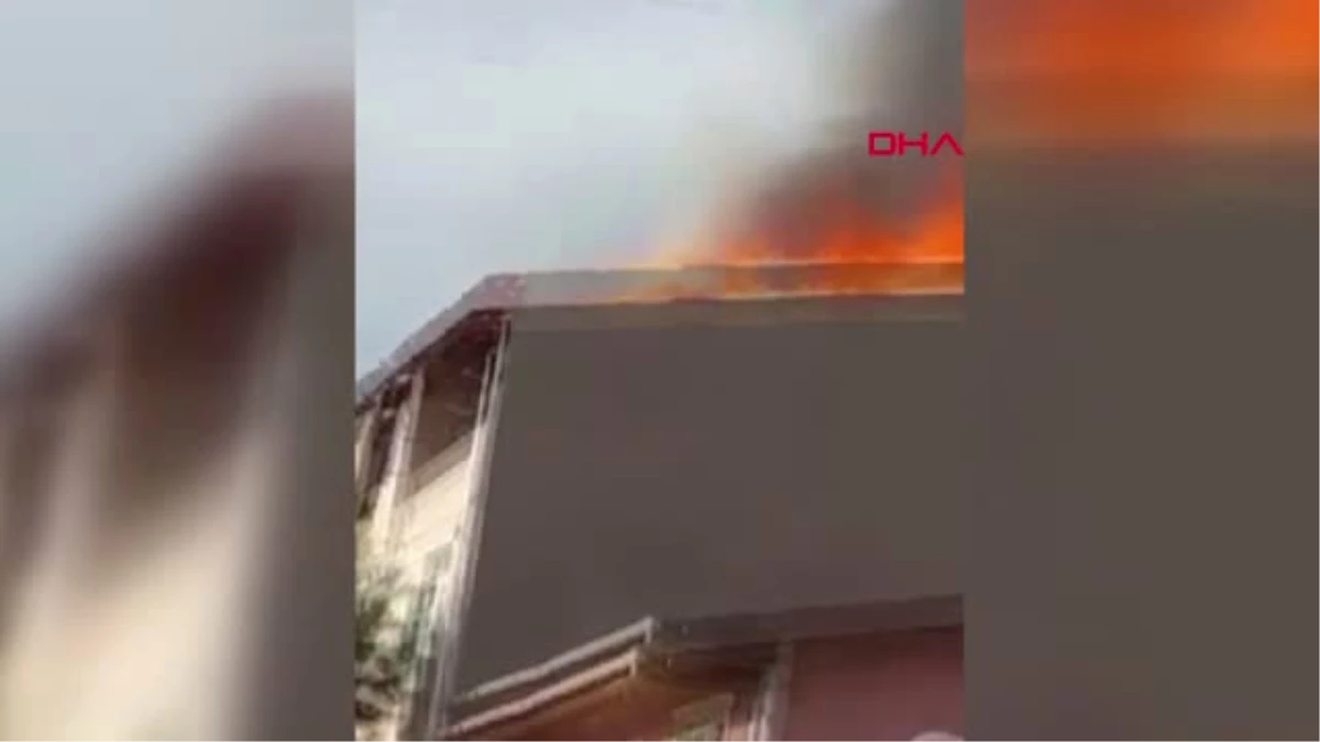 İstanbul Sultanbeyli\'de Yangın: 2 Yaralı