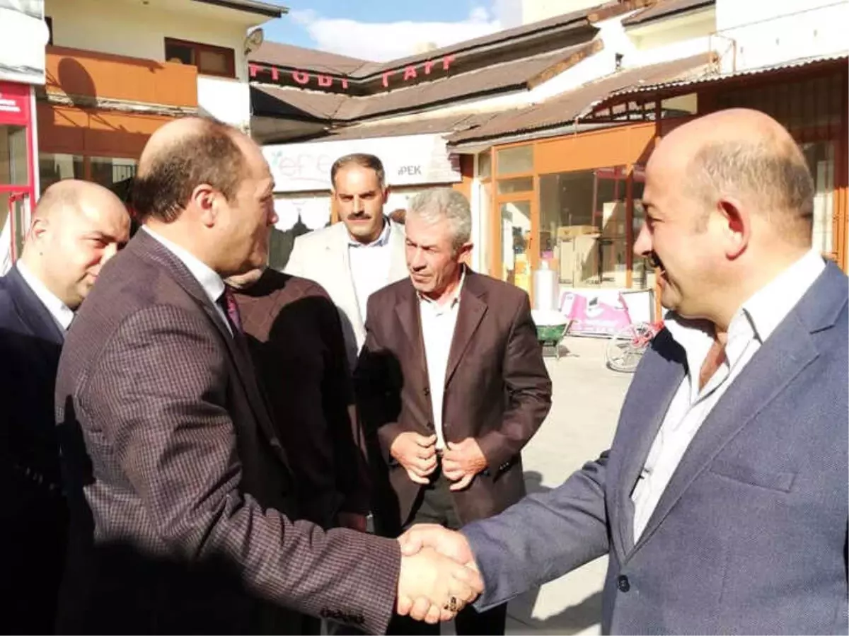 MHP Erzurum İl Teşkilatı Pasinler İlçesini Ziyaret Etti