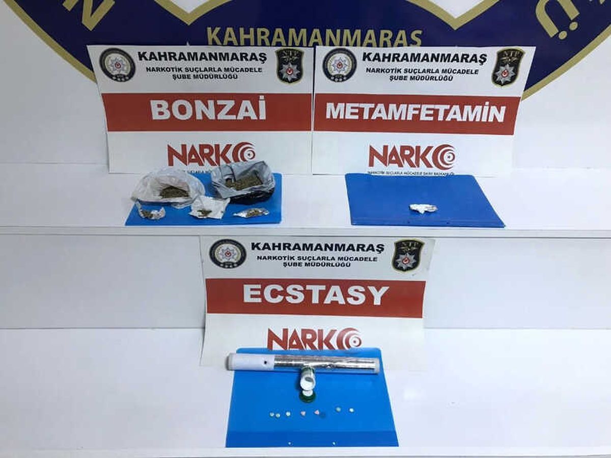 Kahramanmaraş\'ta Uyuşturucu Operasyonu: 2 Gözaltı