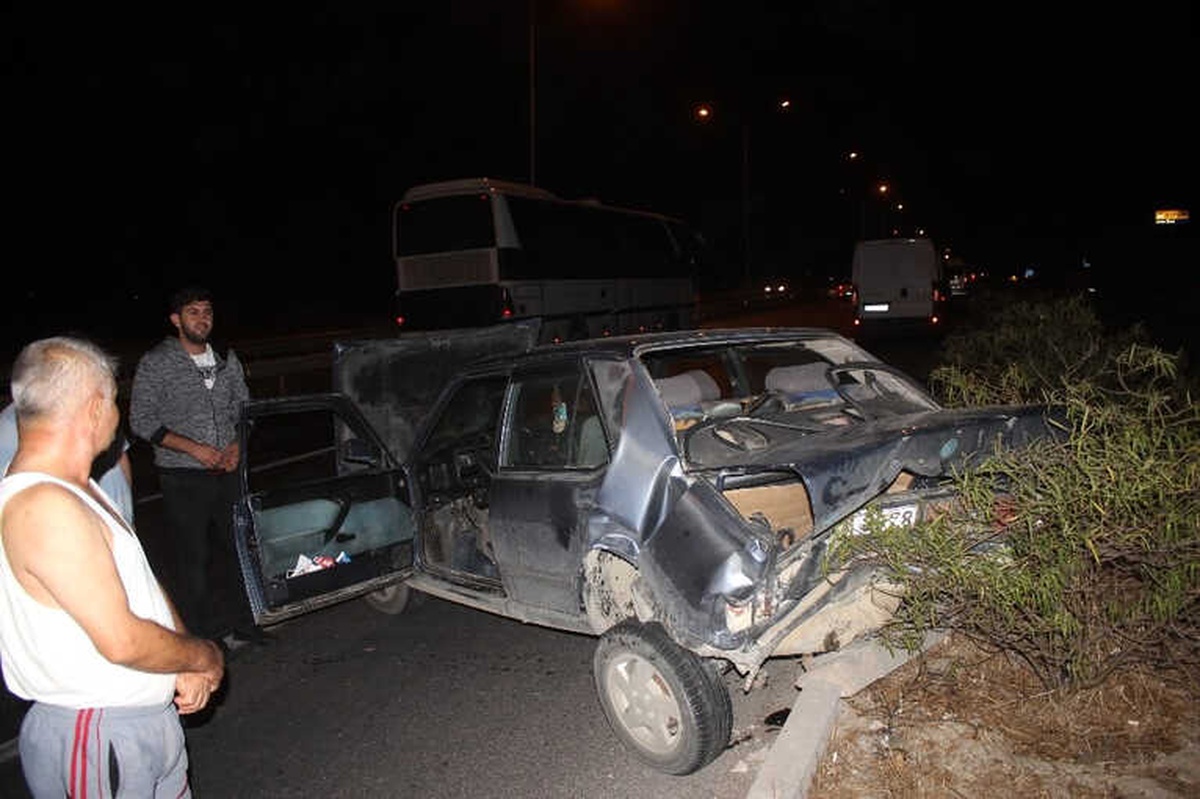 Manavgat\'ta Trafik Kazası: 1 Yaralı