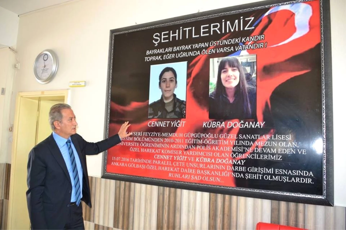 Milli Eğitim Müdürü Ekinci, Güzel Sanatlar Lisesi\'ni Ziyaret Etti