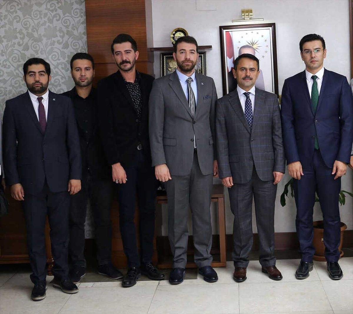 Vali Aktaş, Tügva Heyetini Kabul Etti
