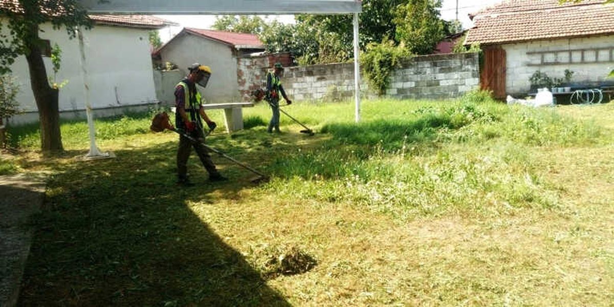 Ergene\'de Park ve Bahçelerde Yoğun Mesai