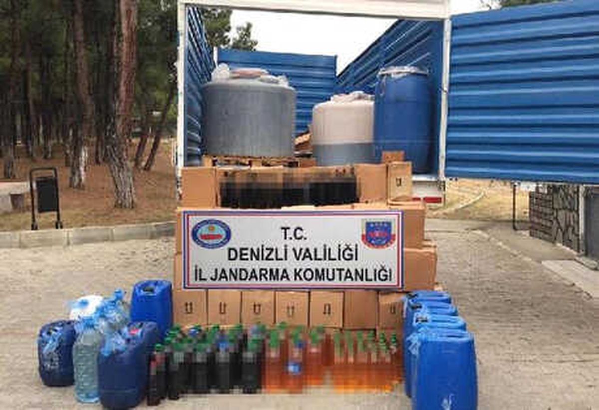 Jandarmadan Kaçak Şarap Operasyonu