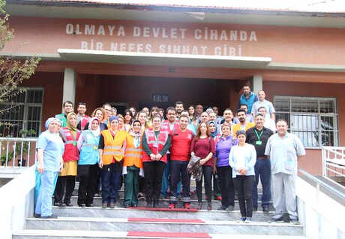 Kula Devlet Hastanesi\'nde Acil Durum Tatbikatı
