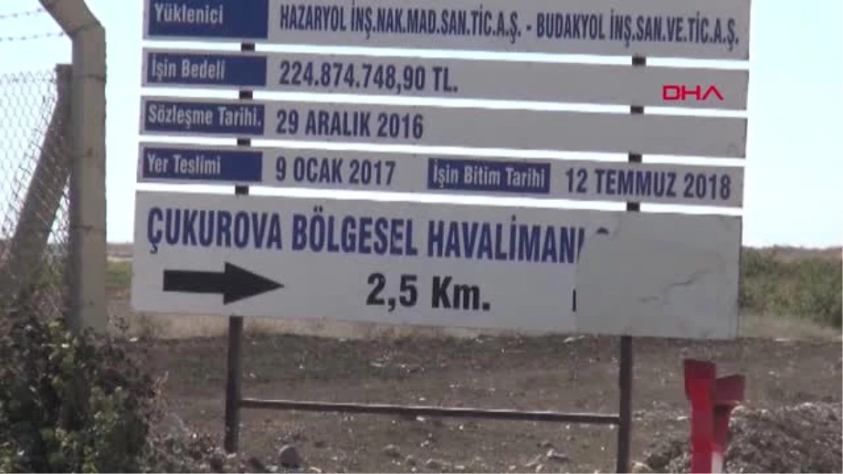 Mersin Çukurova Bölgesel Havalimanı\'nda Çalışmalar Durdu İddiası