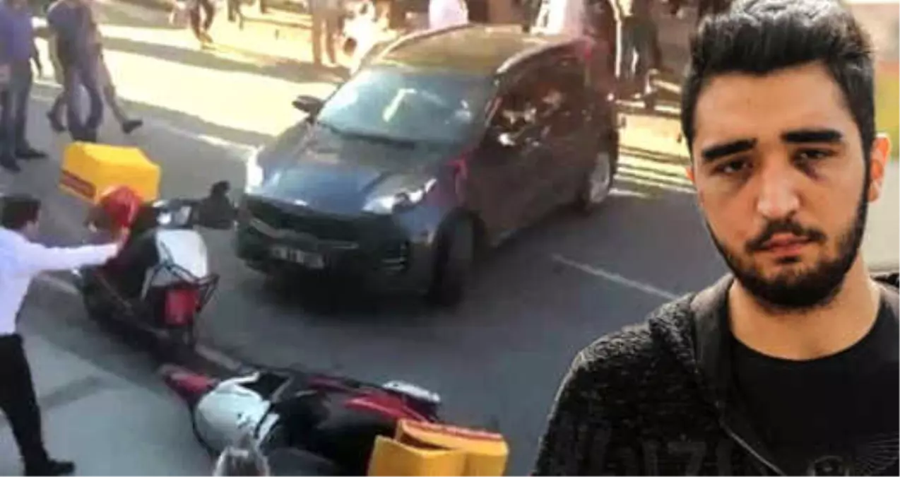 Otomobiliyle Yayaları Ezen Sürücünün Dövdüğü Kız Arkadaşı: Kalabalık Artınca Vatandaşların Üstüne Sürdü