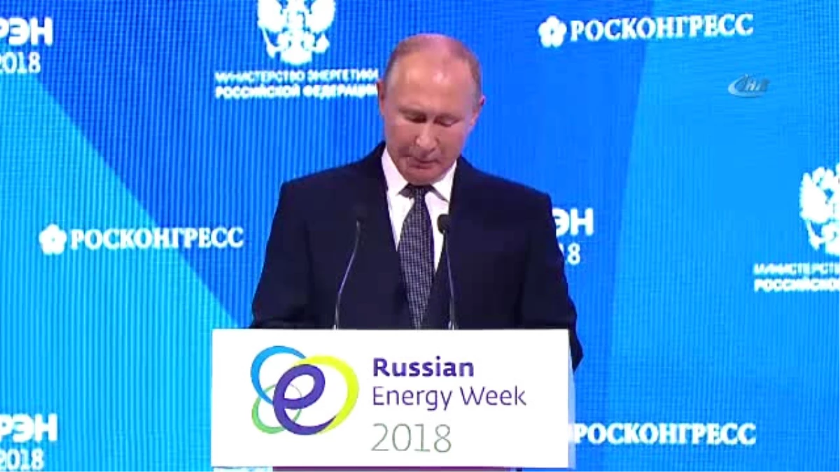 Putin\'den Trump\'a: "Aynaya Bak Donald"- Putin Rusya Enerji Günleri Forumu\'nun Açılışını...