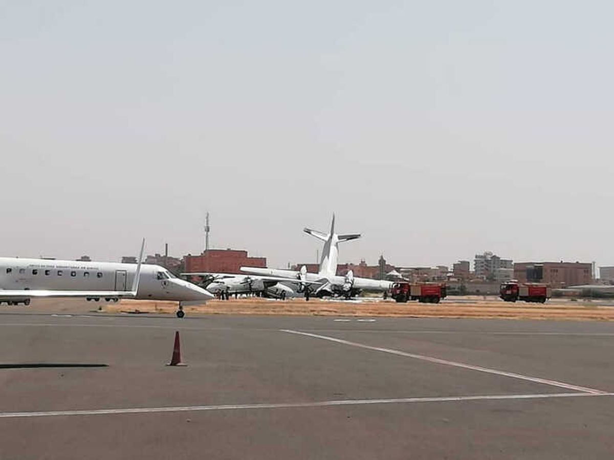 Sudan\'da 2 Askeri Uçak Çarpıştı