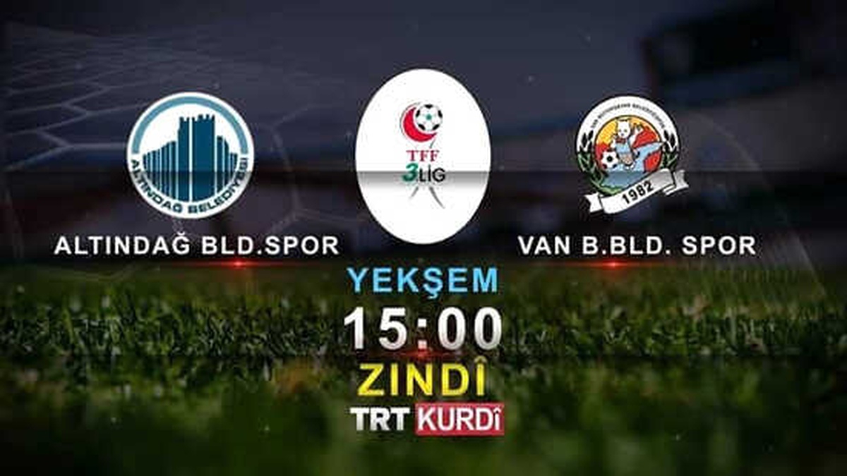 Van Büyükşehir Belediyespor Maçı TRT Kürdi\'de Canlı Yayınlanacak