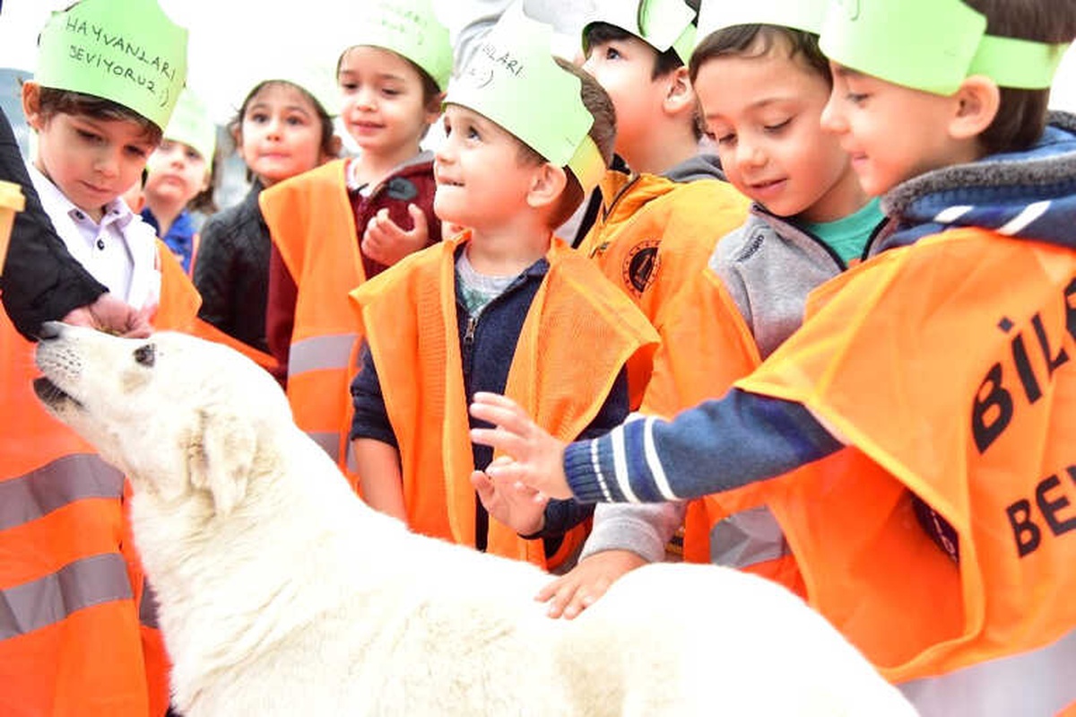 200 Anaokulu Öğrencisi Can Dostları ile Buluştu