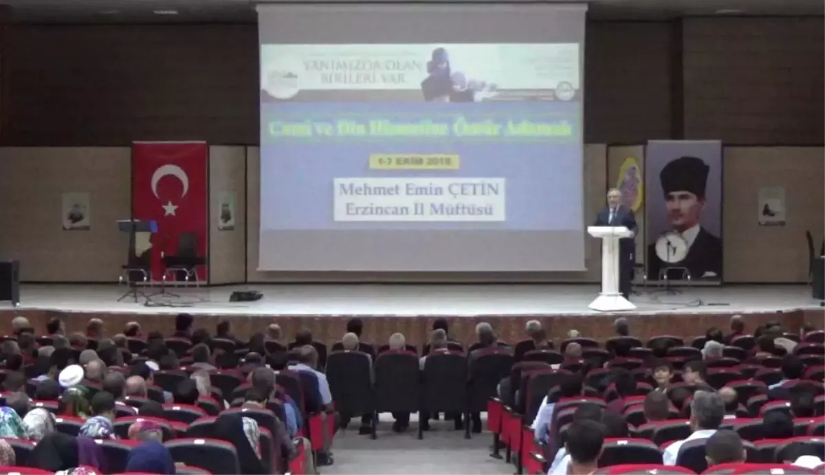 Camiler ve Din Görevlileri Haftası Dolayısıyla Konferans Verildi