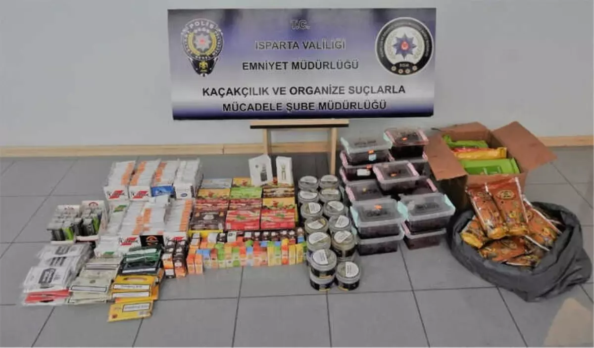 Isparta\'da Kaçak Sigara ve Tütün Operasyonu