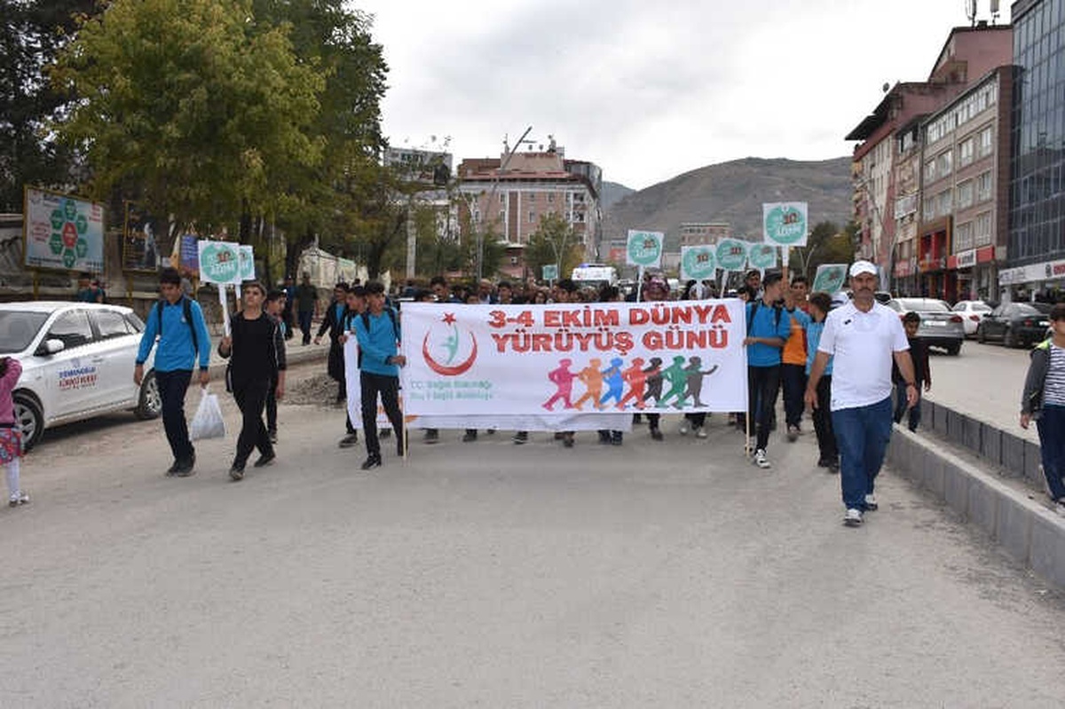 Muş\'ta Dünya Yürüyüş Günü Etkinliği