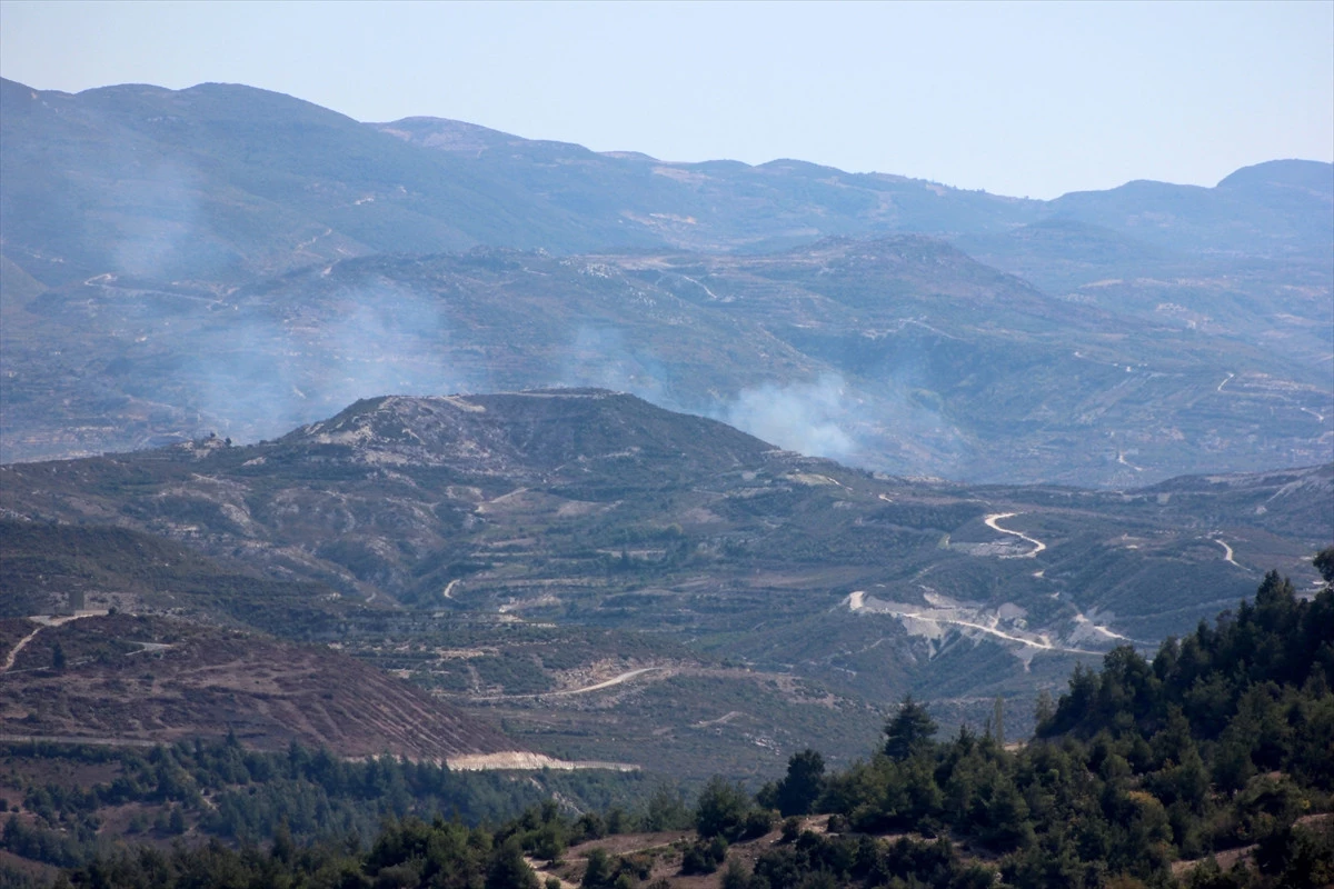 Suriye Sınırındaki Orman Yangınları