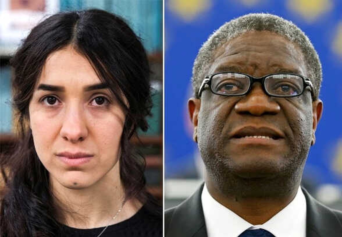 2018 Nobel Barış Ödülü, Kongolu Doktor Denis Mukwege ve Ezidi İnsan Hakları Savunucusu Nadia...