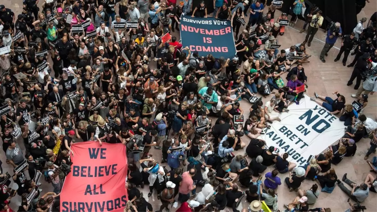 ABD\'de \'Yargıç Kavanaugh Protestosu\': 300\'den Fazla Gözaltı