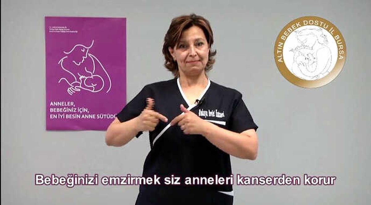 Anne Sütüne Önemini İşaret Diliyle Anlattılar