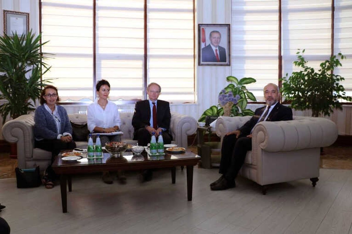 Berger\'den Rektör Polat\'a Ziyaret
