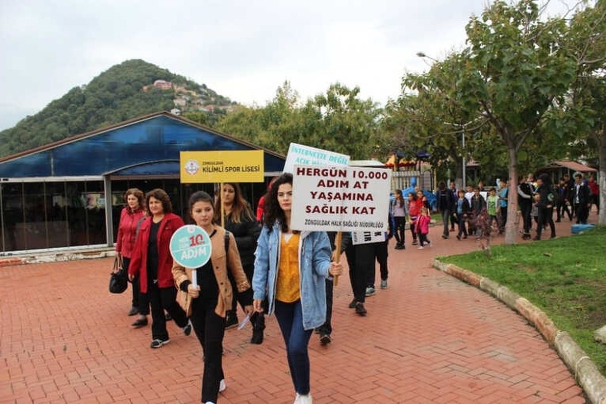 Dünya Yürüyüş Gününde Yürüdüler