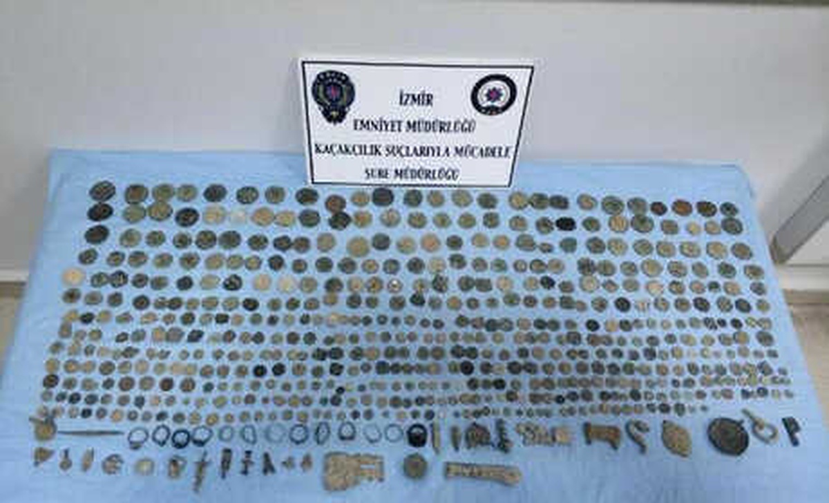 İzmir\'de Tarihi Eser Operasyonu: 1 Gözaltı