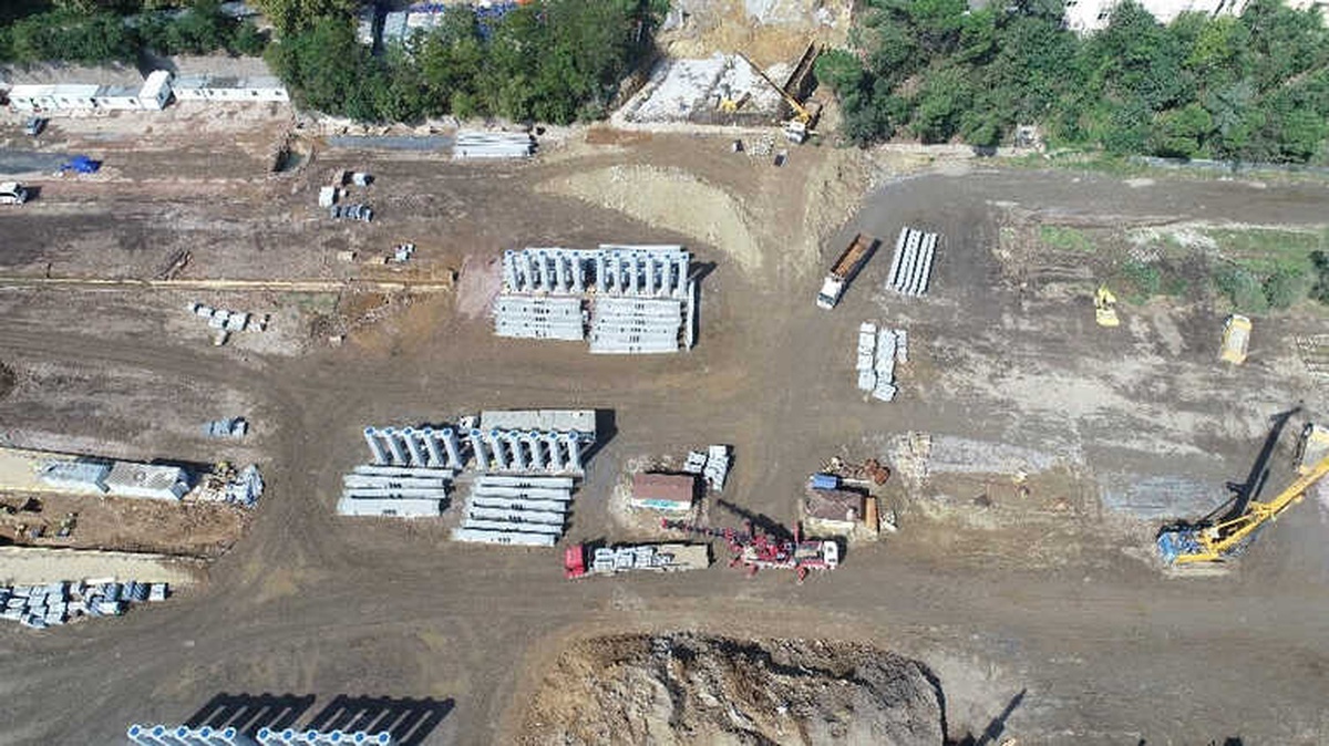 Gebze-Haydarpaşa Tren Hattında Son Durum Havadan Görüntülendi