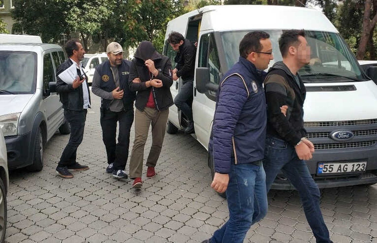 Samsun\'da Fetö\'den 5 Asker Adliyeye Sevk Edildi