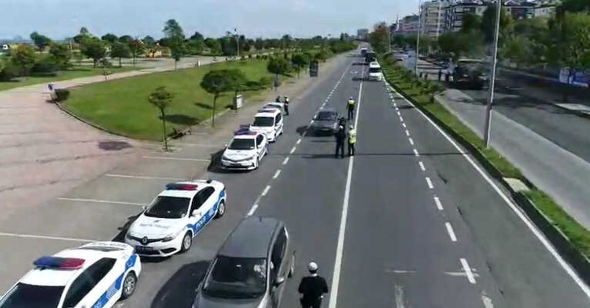 Trabzon İl Genelinde Drone ile Trafik Denetimleri Başladı