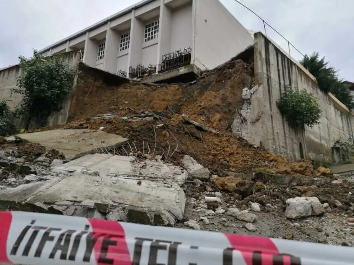 Valilikten İstinat Duvarının Çökmesiyle İlgili Açıklama